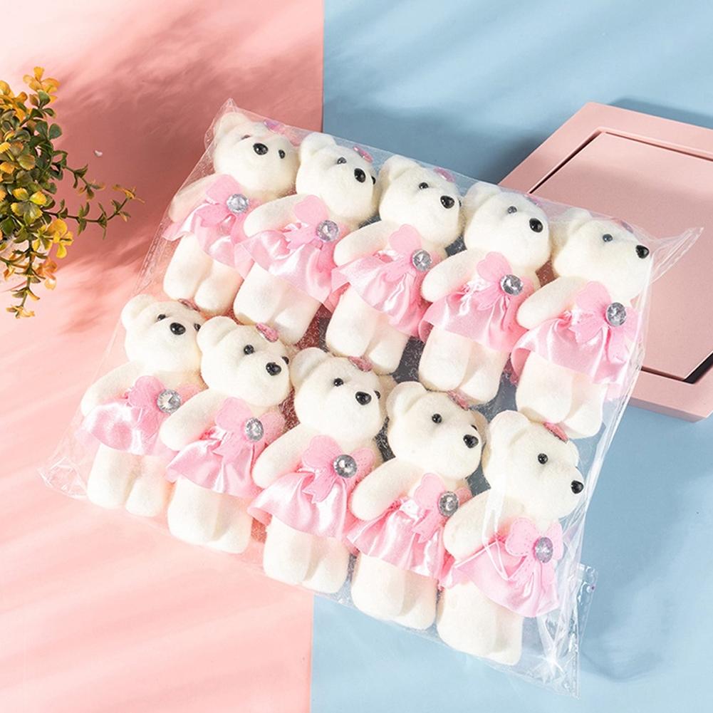 Flower Supplies - 10pcs/Bag Bouquet Bear Ice Cream Diamond