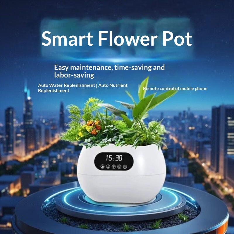 Flower Supplies - Ai Intelligent Flowerpot Automatic Watering Nutrient