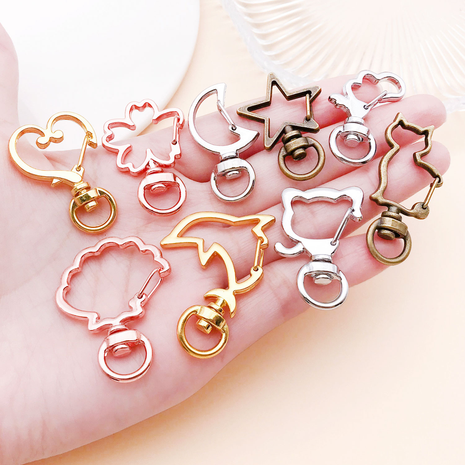 5pcs/lot Heart Star Moon Cat D - Flower Supplies review and price