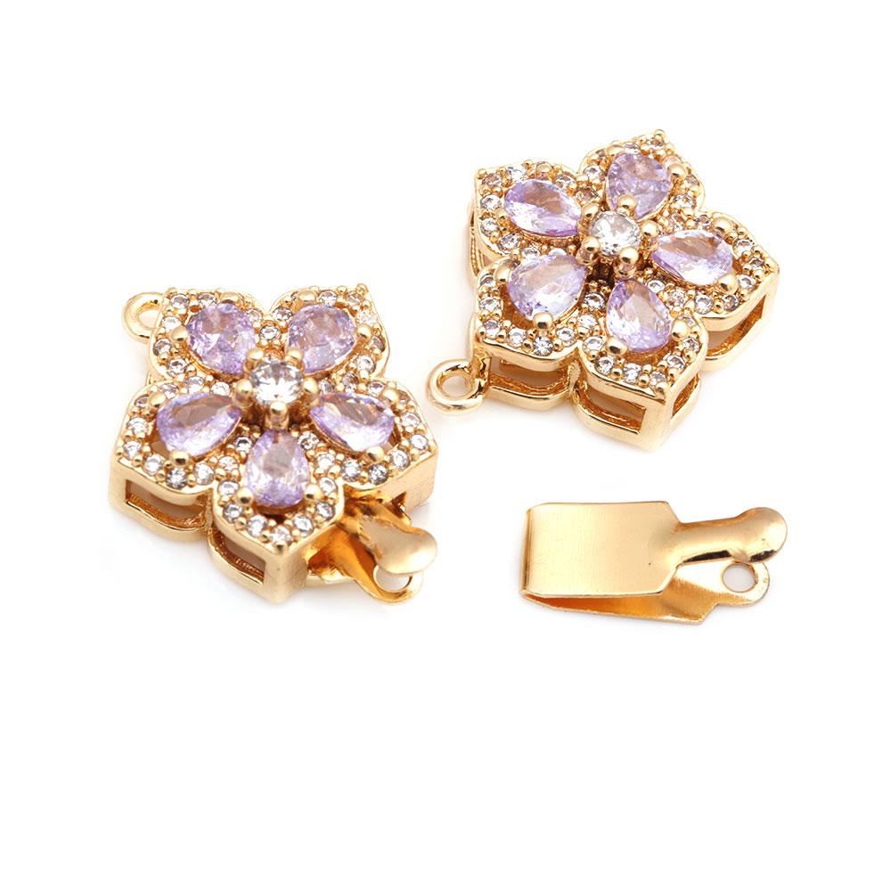 4 Sets Full Size 21x15MM 18K G - Flower Supplies review and price