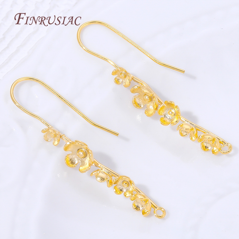18K Gold Plated Flower Earring - Flower Supplies review and price